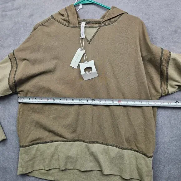 Daily Practice By Anthropologie Boxy Oversized Pullover Hoodie Loungewear Top XS - Picture 2 of 7